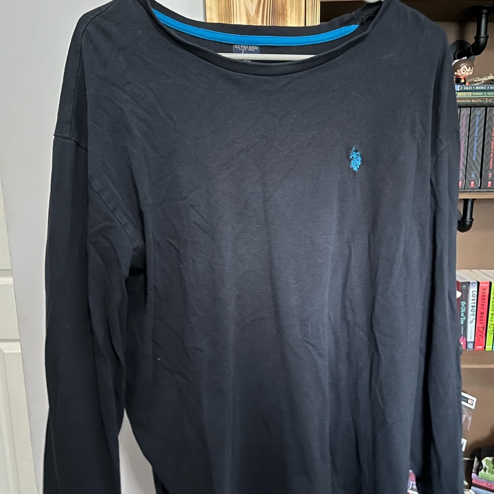 U.S. Polo Assn. Black Short Sleeve Tee